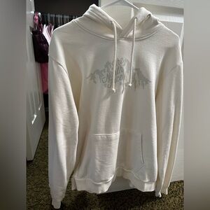 Women’s The North Face Hoodie Sweatshirt Cream XL